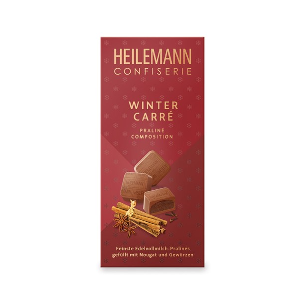 Heilemann Winter-Carré Pralinen, 80 g