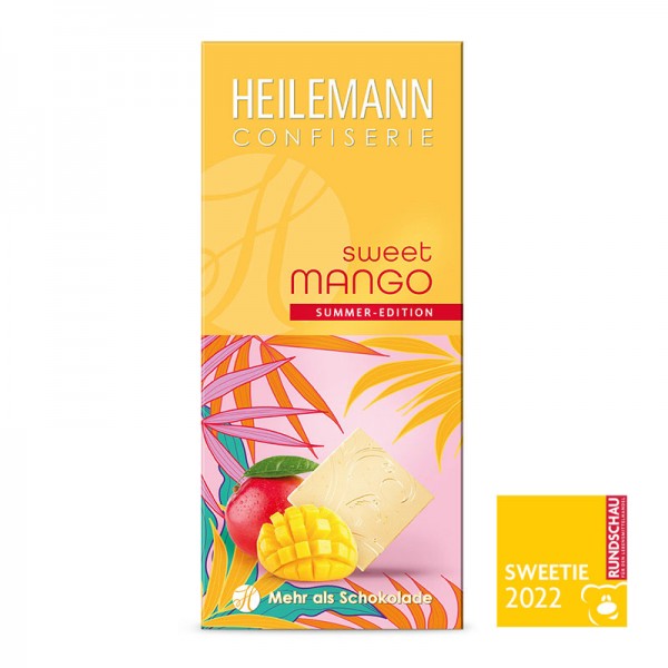 Heilemann Sommer-Schokolade Sweet Mango, 80 g