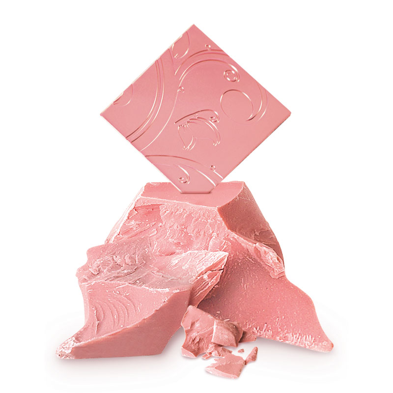 Ruby Schokolade natürlich rosa 