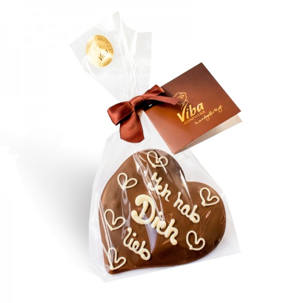 Viba Confiserie-Schokolade Stern "Ich hab Dich lieb", 35 g